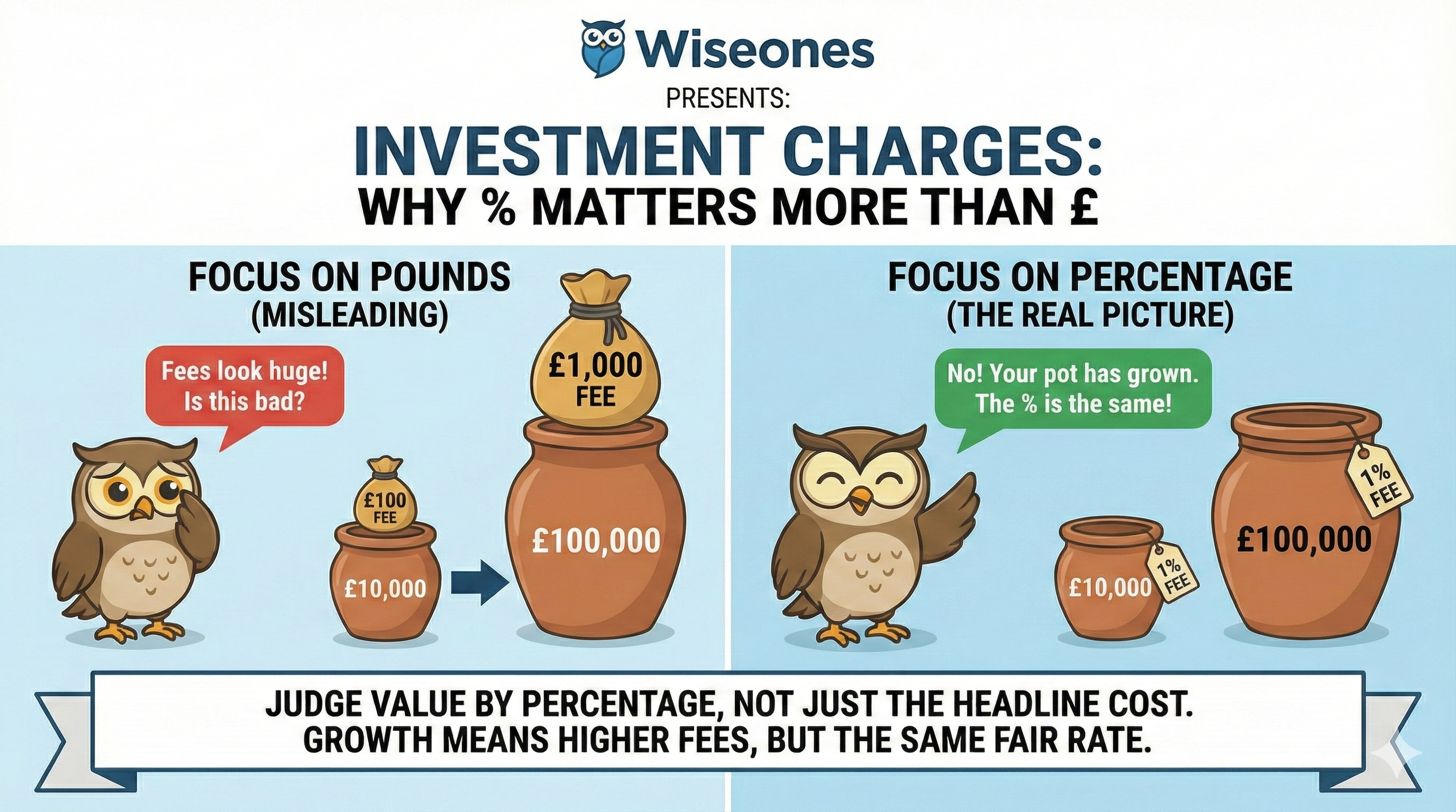 Investment Charges Explained: Why Percentages Matter More Than Pounds
