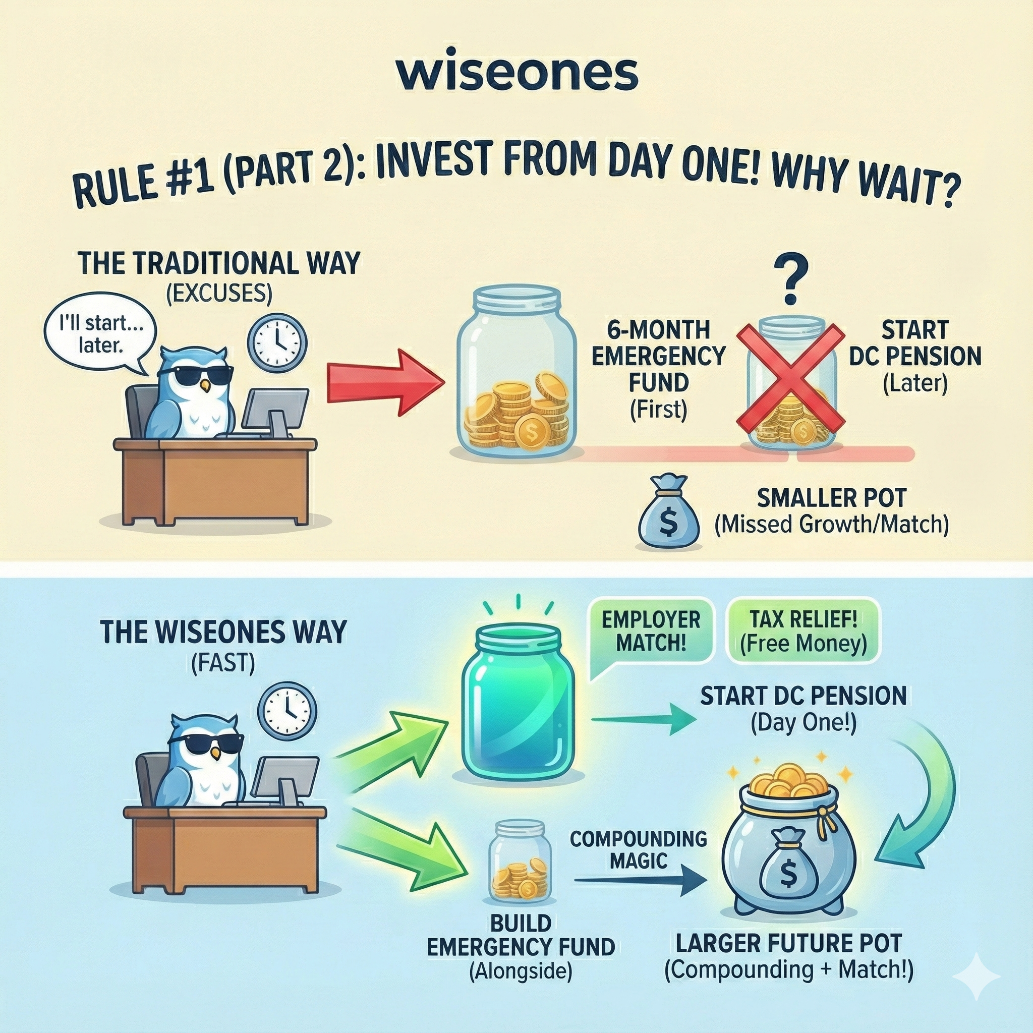 Why Investing Starts on Day One of Work