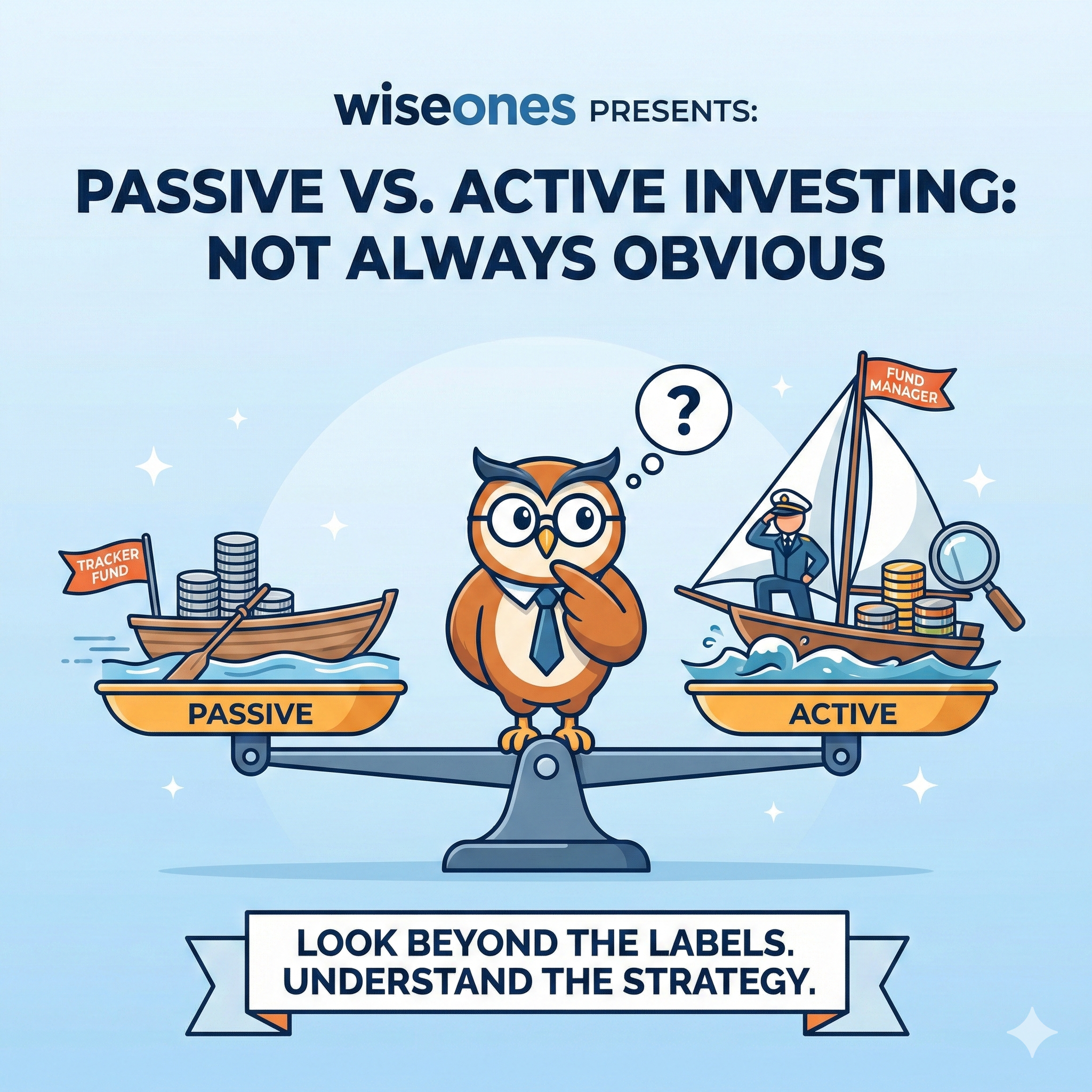 Passive vs Active Investing; not always obvious